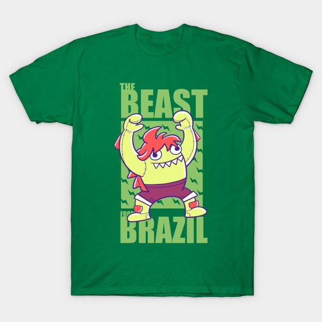 The Beast from Brazil T-Shirt by Sonic9jct